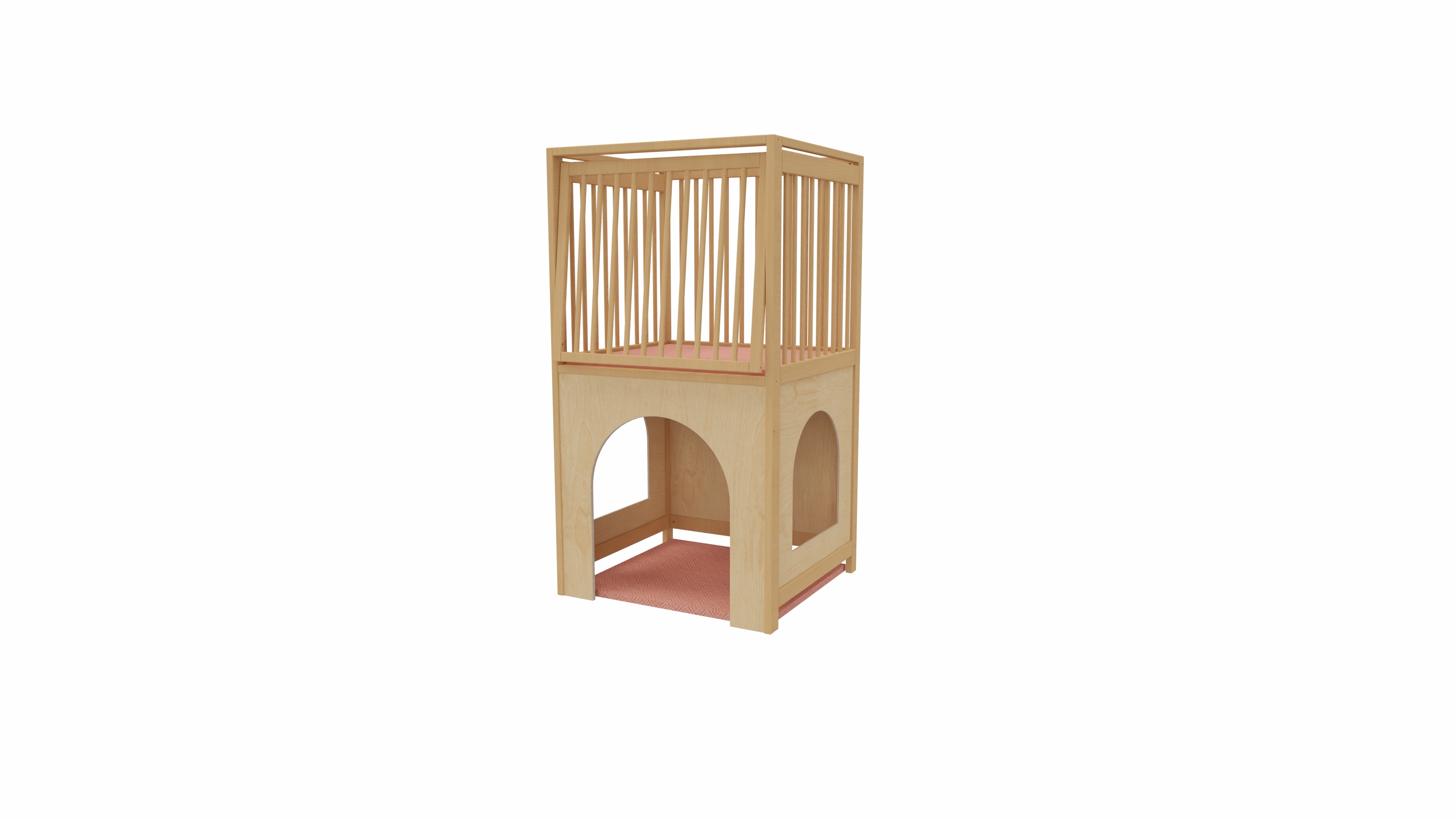 Monobox met speelhuis